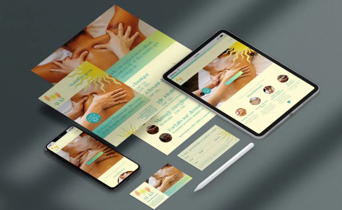 communication branding aure massotherapeute