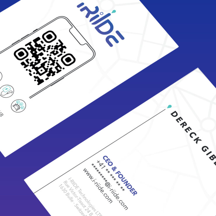 business card iriide geneva