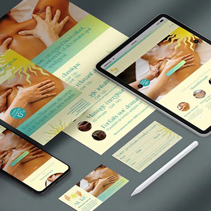 Branding 360° pour Aure Thérapeute
