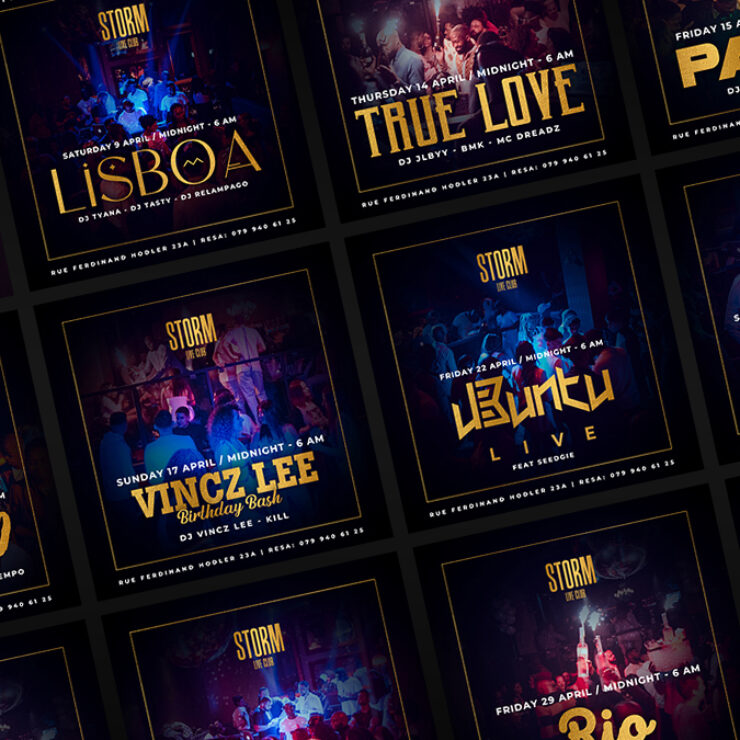 creation de contenu storm live club genève